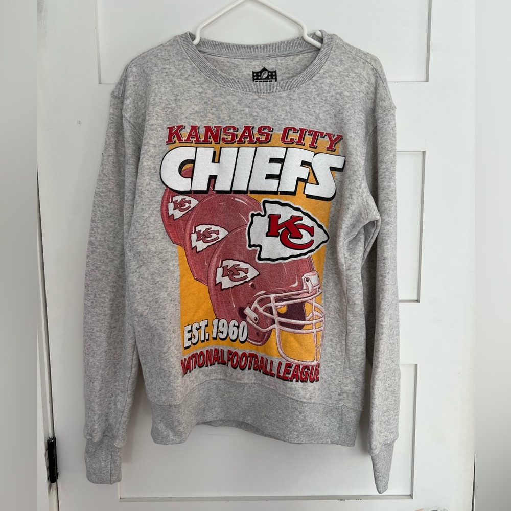 Kansas City Chiefs Gray Sweatshirt size S